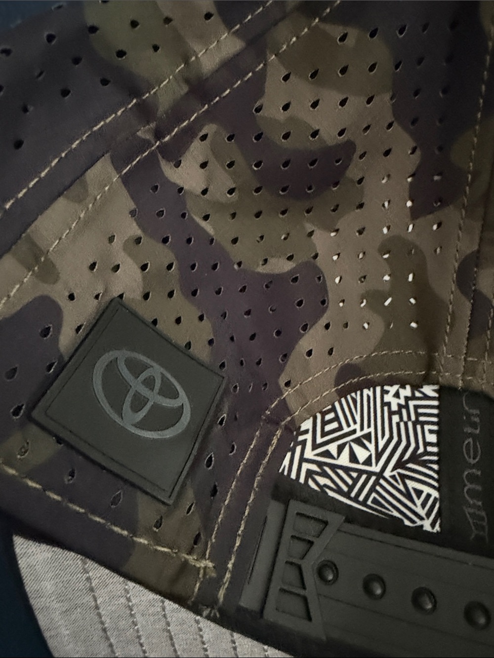 Men's Olive Camo Baseball Cap - Picture 4 of 6